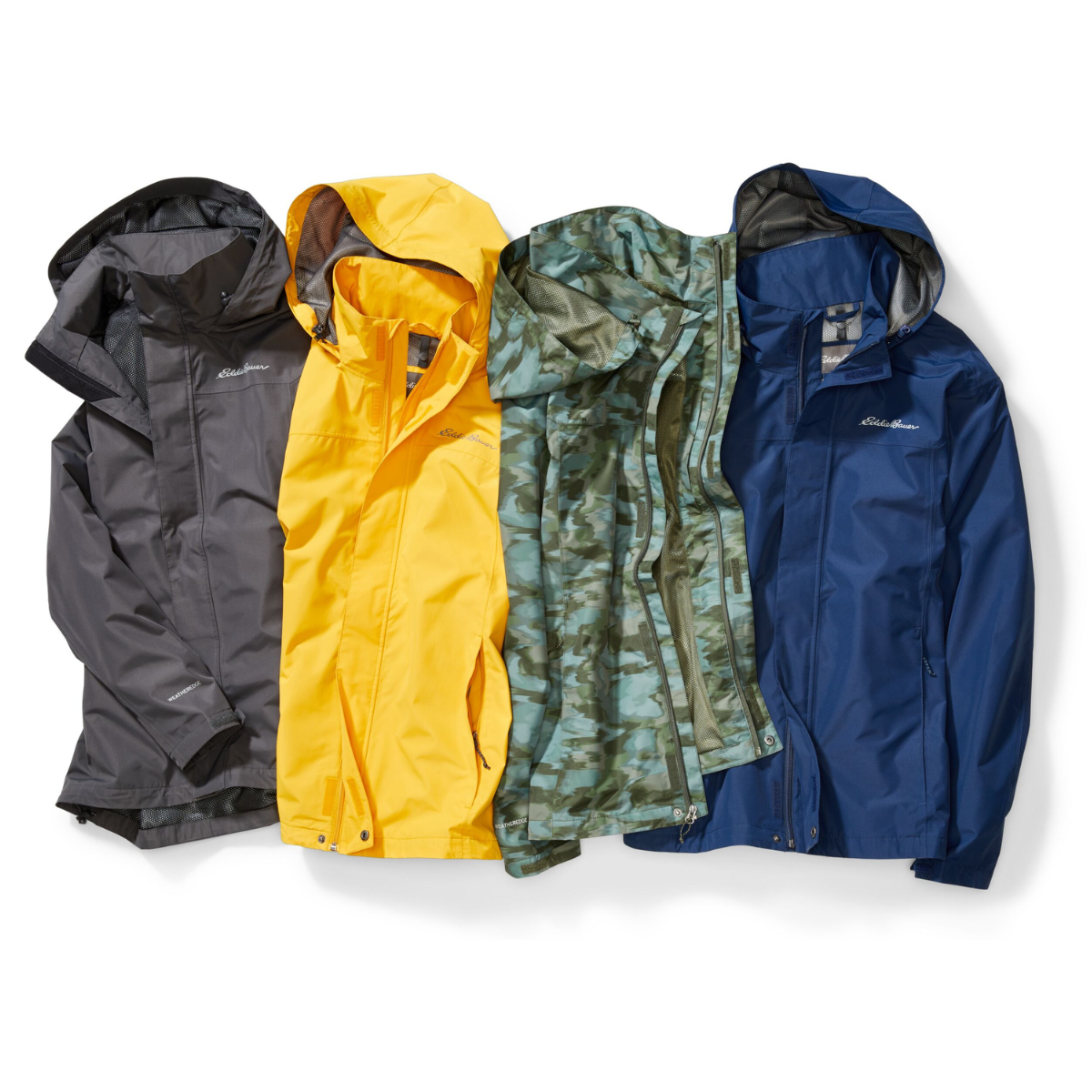 EDDIE BAUER PACKABLE RAINFOIL CHAQUETA IMPERMEABLE MEN