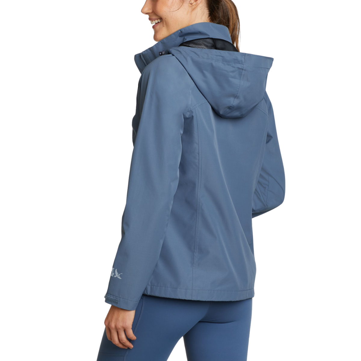 EDDIE BAUER PACKABLE RAINFOIL CHAQUETA IMPERMEABLE WOMEN