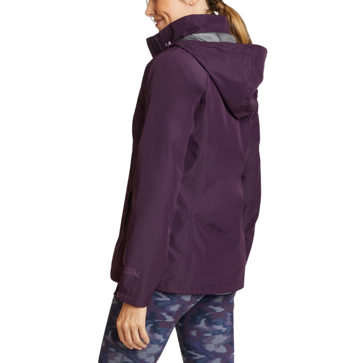 EDDIE BAUER PACKABLE RAINFOIL CHAQUETA IMPERMEABLE WOMEN