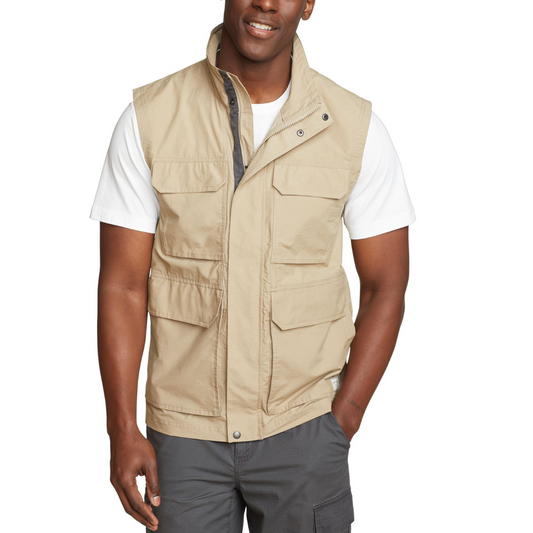 EDDIE BAUER TREKKER CHALECO CHAQUETA MEN