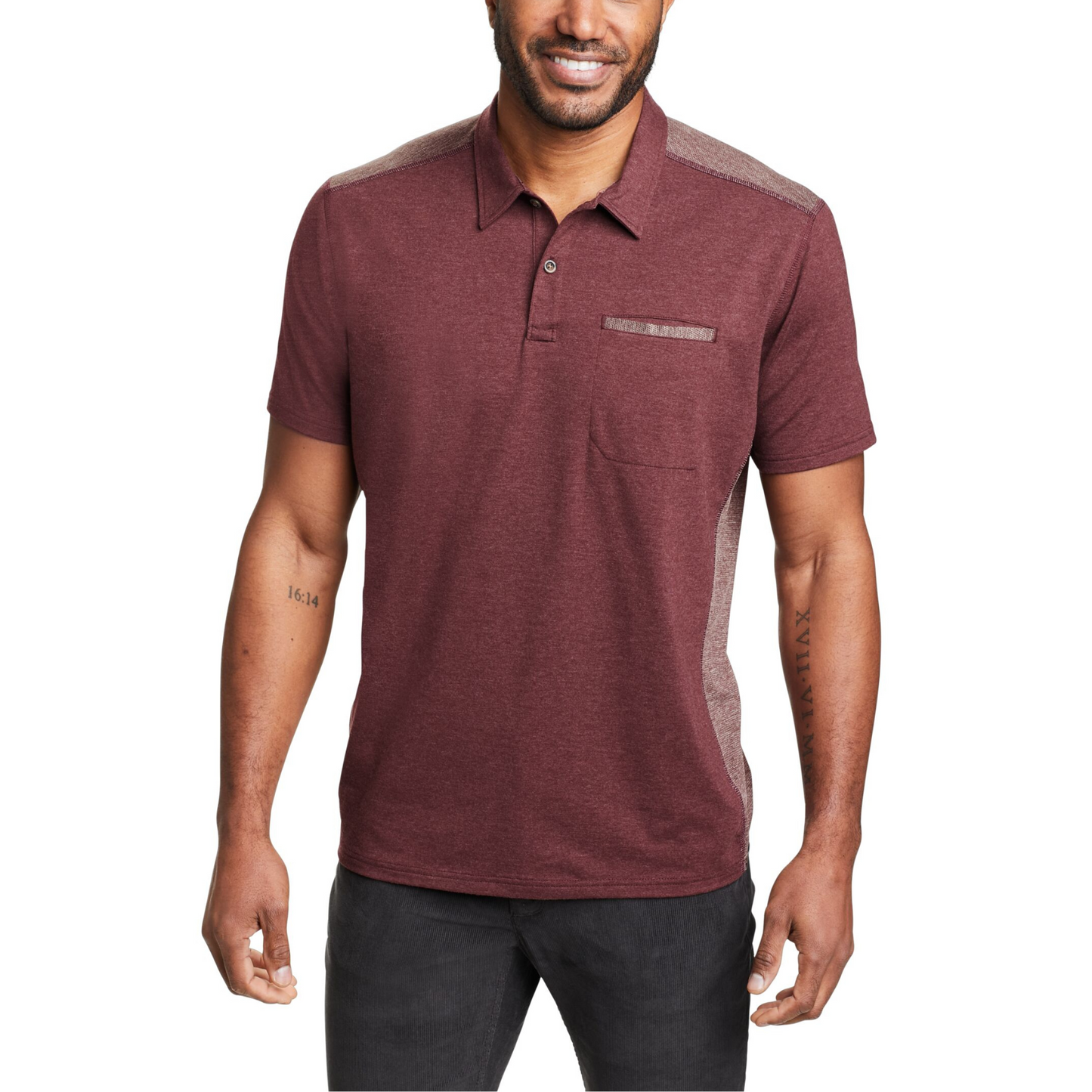 EDDIE BAUER ADVENTURER POLO MEN
