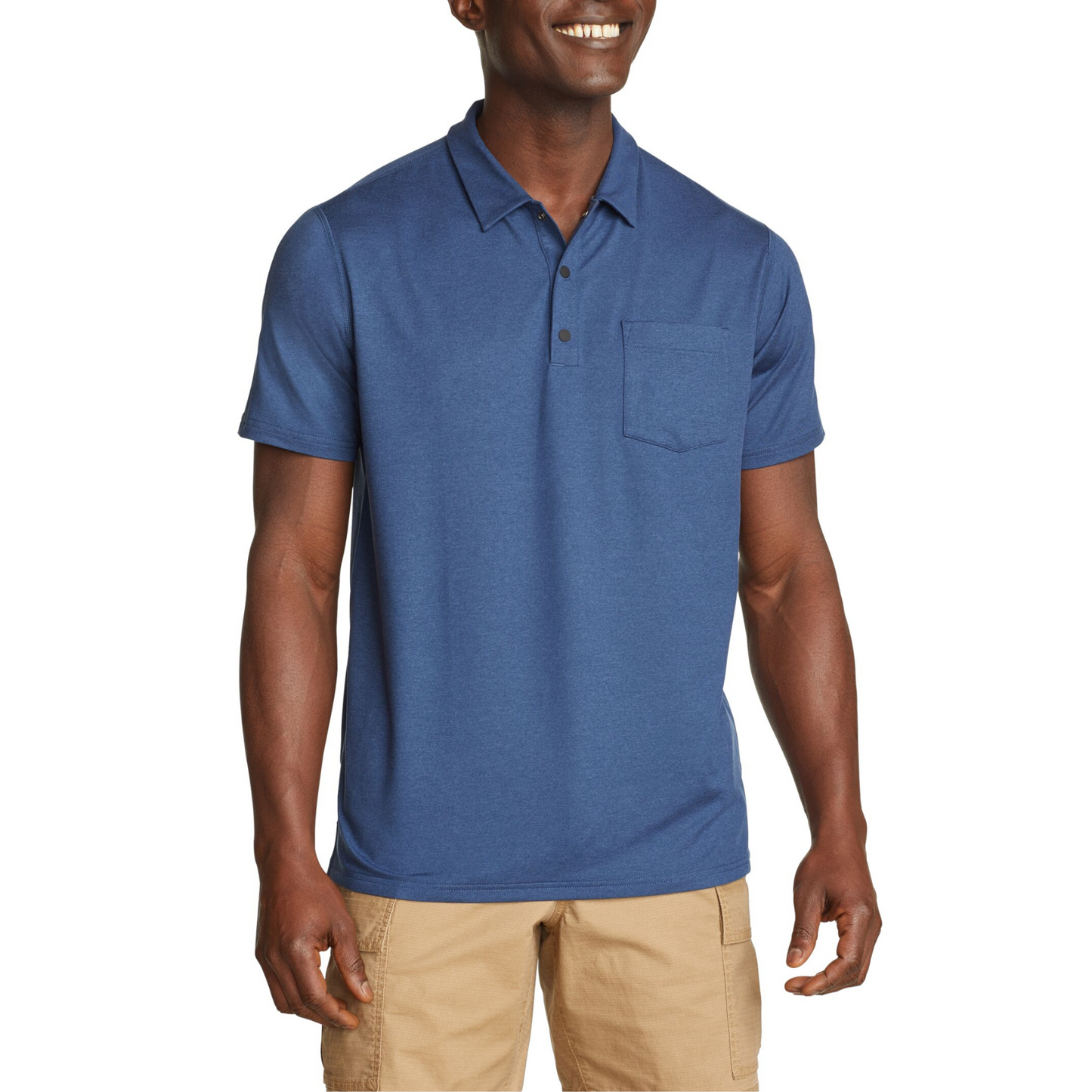 EDDIE BAUER MOUNTAIN TREK POLO MEN