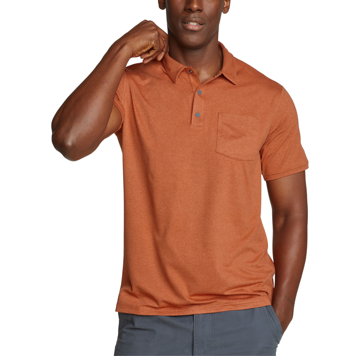 EDDIE BAUER MOUNTAIN TREK POLO MEN
