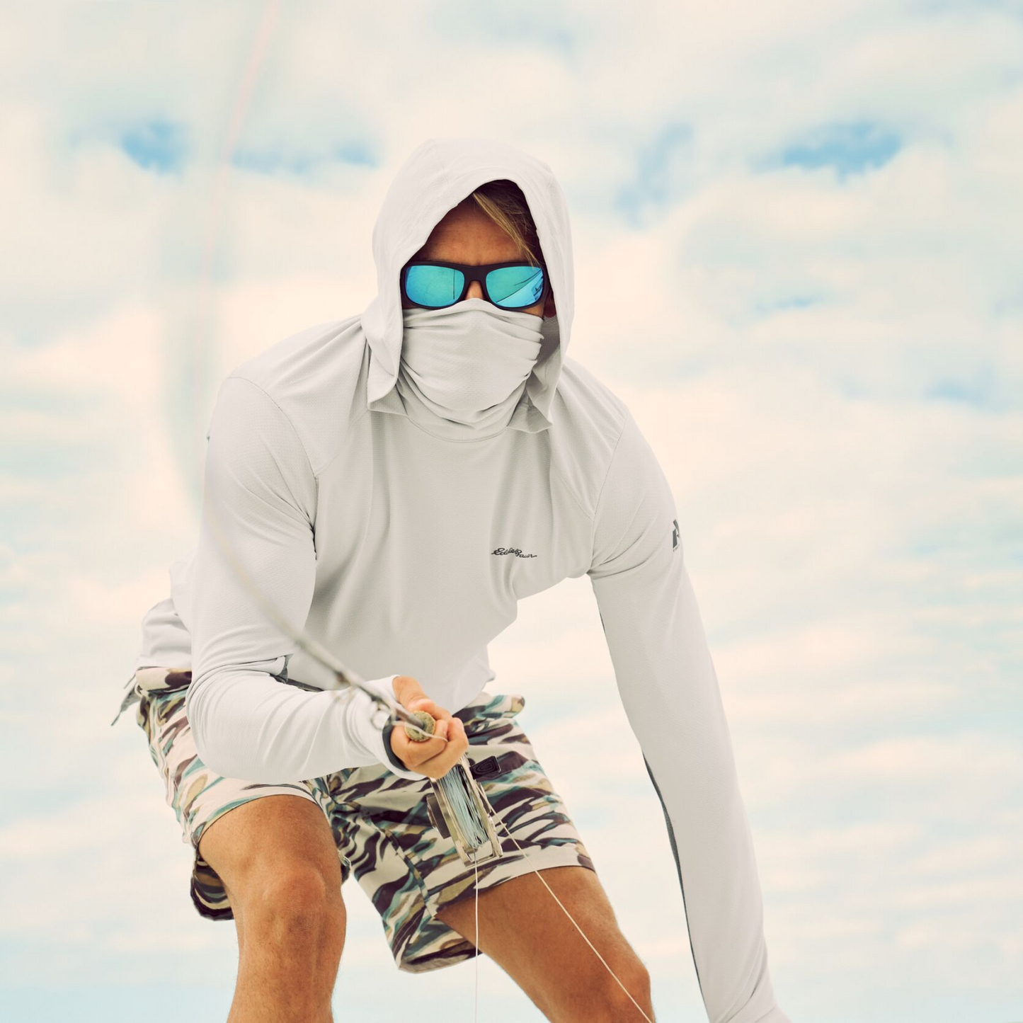 EDDIE BAUER SOLARFOIL PEAK HOODIE SUÉTER MANGA LARGA MEN