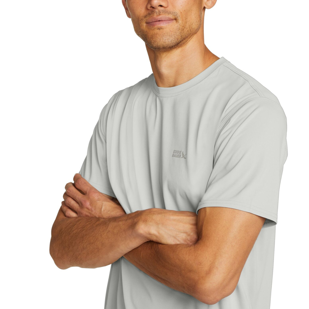 EDDIE BAUER SOLARFOIL UPF CREW SUÉTER MANGA CORTA MEN