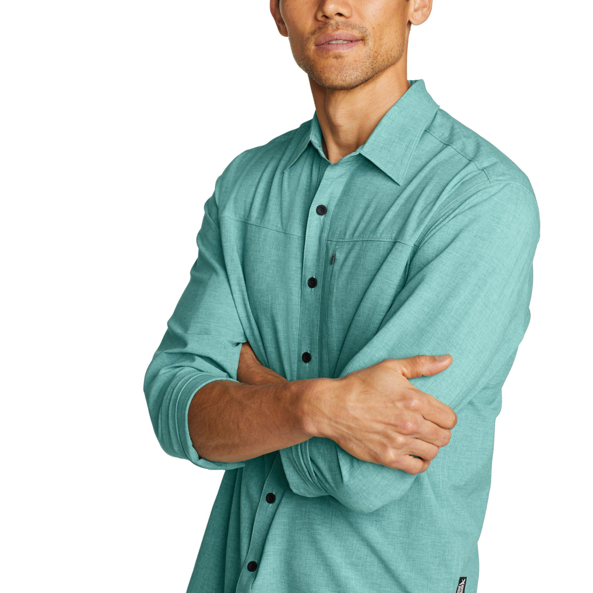 EDDIE BAUER FRONT RANGE CHAMBRAY 2.0 CAMISA MANGA LARGA MEN