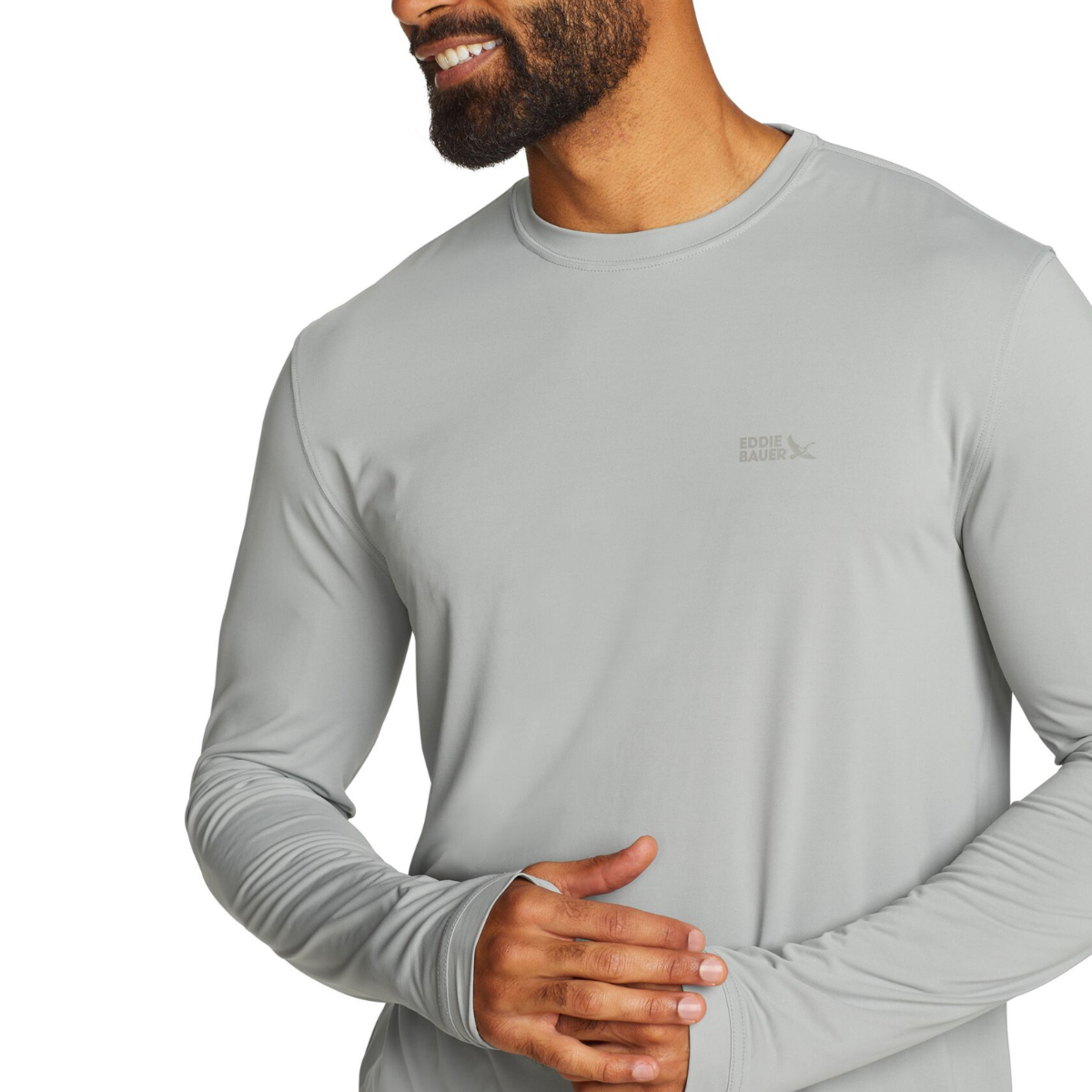 EDDIE BAUER SOLARFOIL UPF CREW SUÉTER MANGA LARGA MEN
