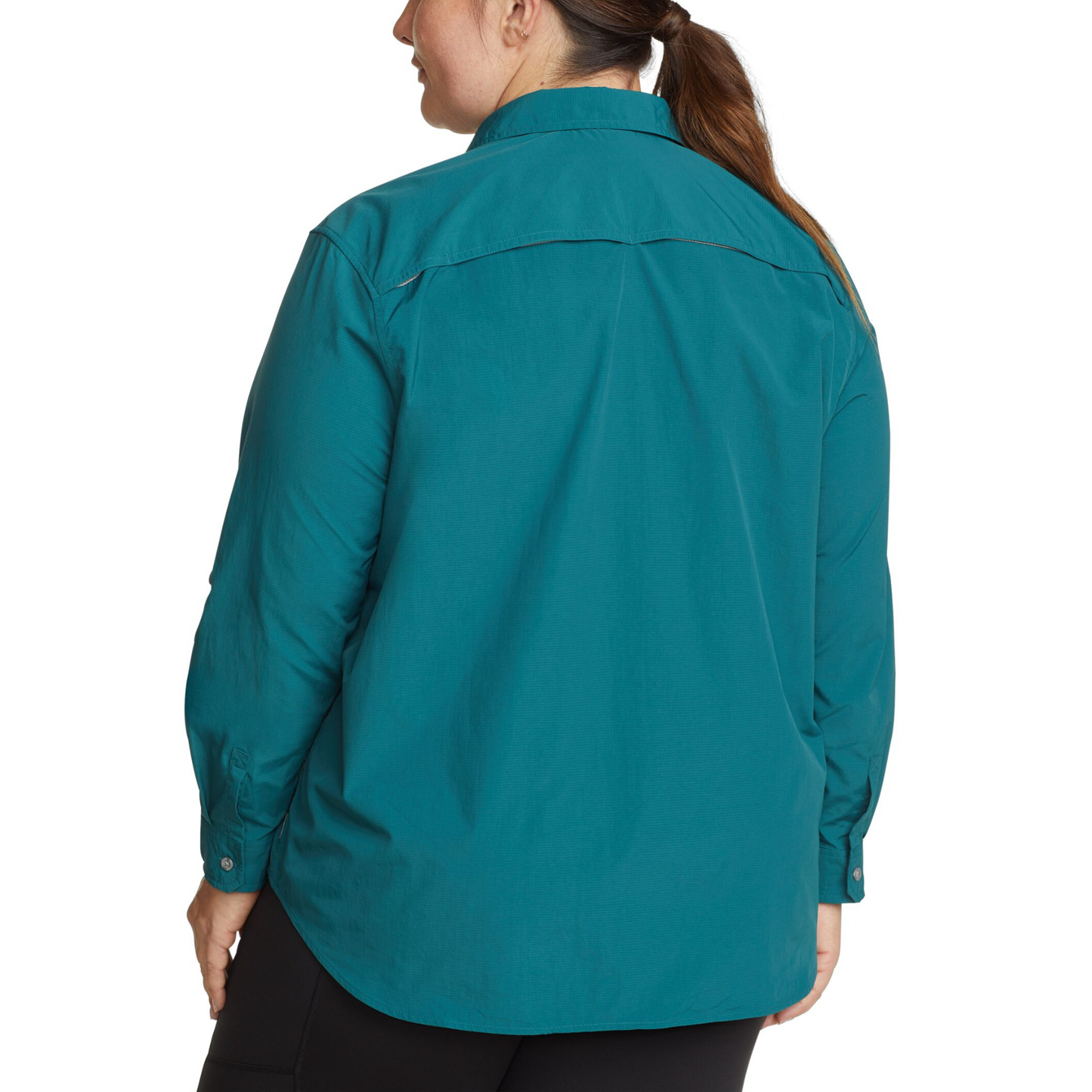 EDDIE BAUER MOUNTAIN RIPSTOP CAMISA MANGA LARGA WOMEN