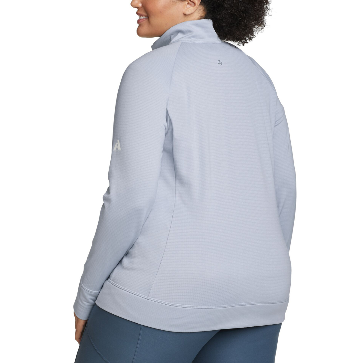 EDDIE BAUER HIGH ROUTE GRID ZIP UP FLEECE WOMEN
