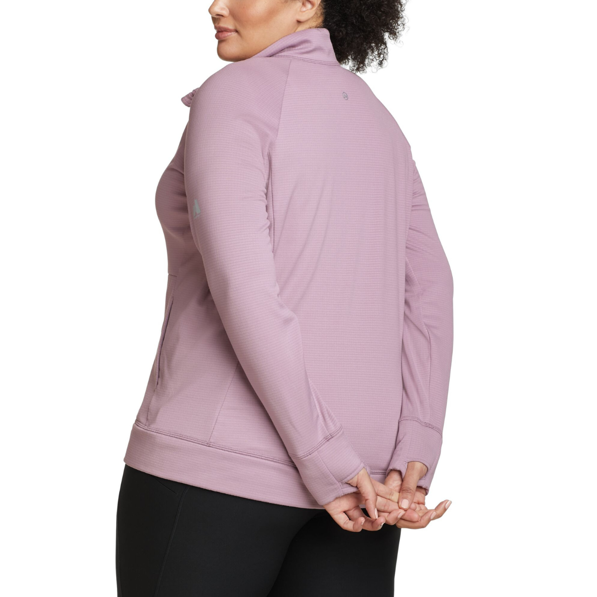 EDDIE BAUER HIGH ROUTE GRID ZIP UP FLEECE WOMEN
