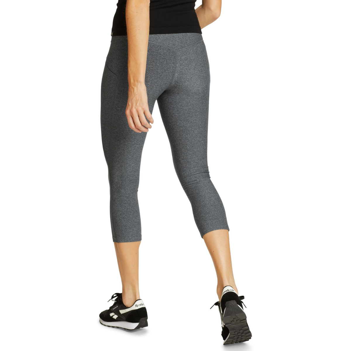 EDDIE BAUER TRAIL TIGHT HIGH RISE LEGGING CAPRI WOMEN