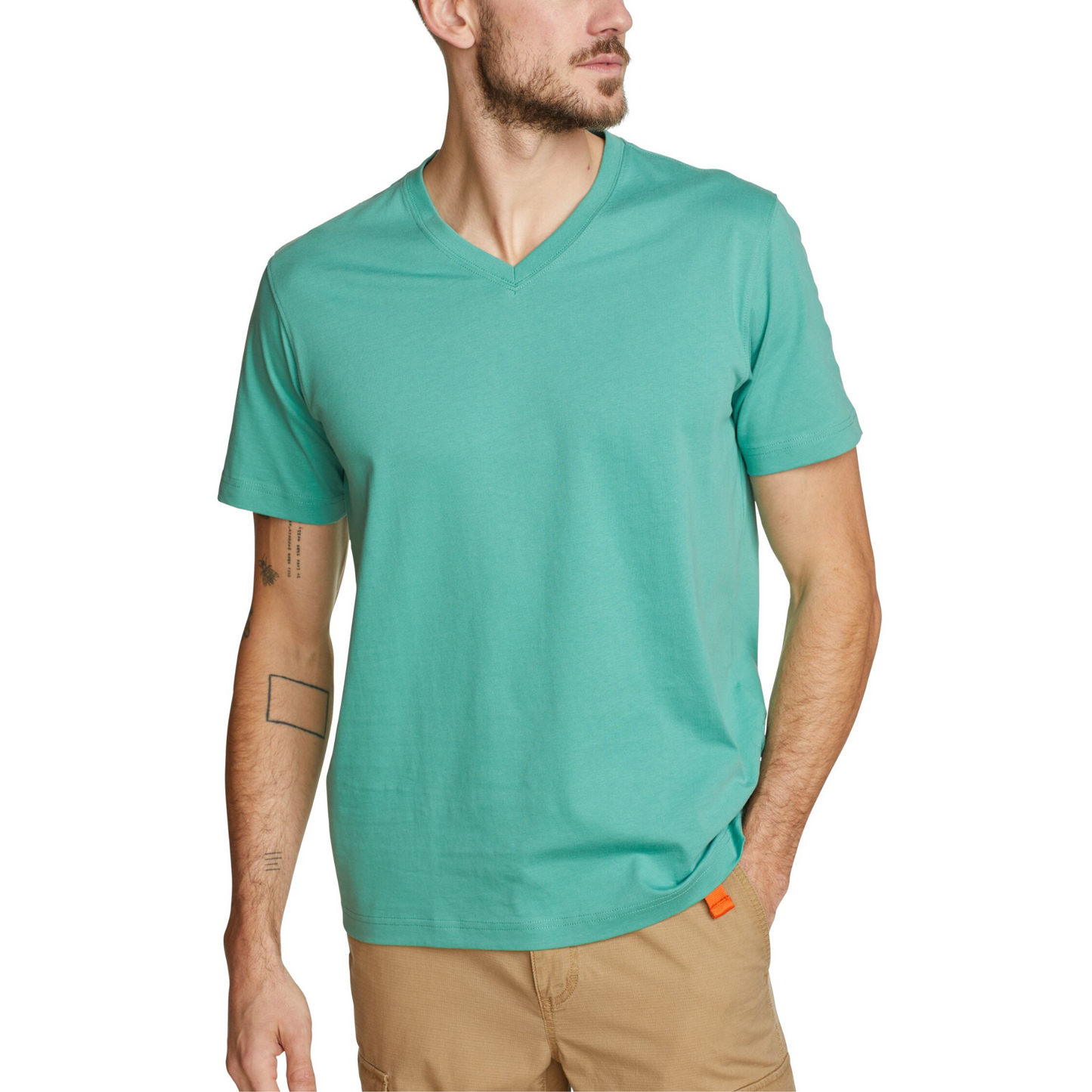 EDDIE BAUER LEGENG WASH V NECK SUÉTER MEN