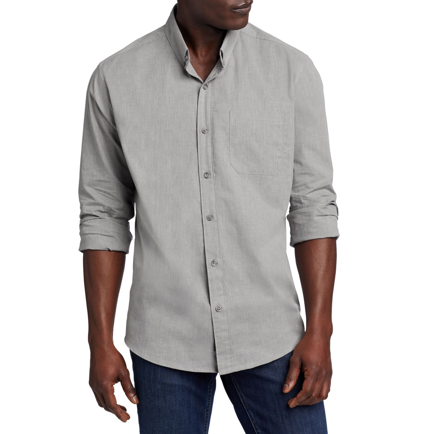 EDDIE BAUER VOYAGUER FLEX CAMISA MANGA LARGA MEN