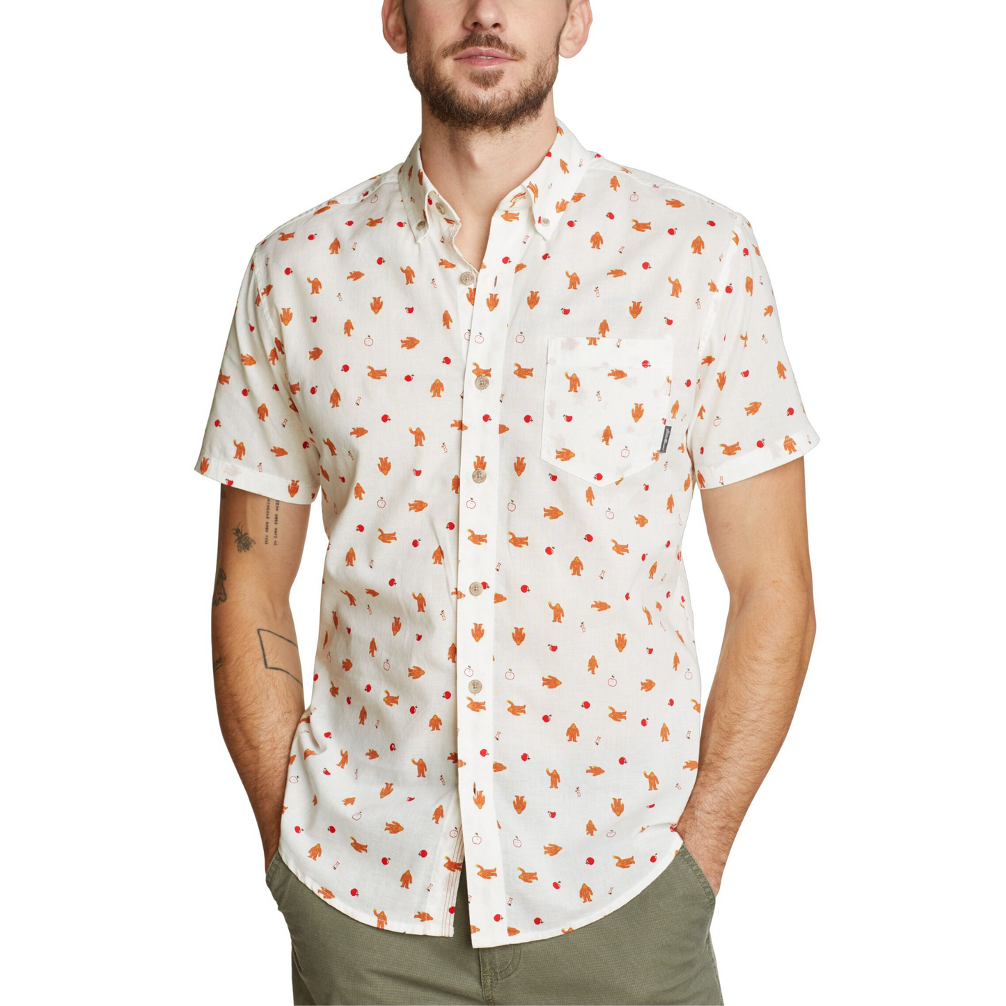 EDDIE BAUER BAJA CAMISA MANGA CORTA MEN