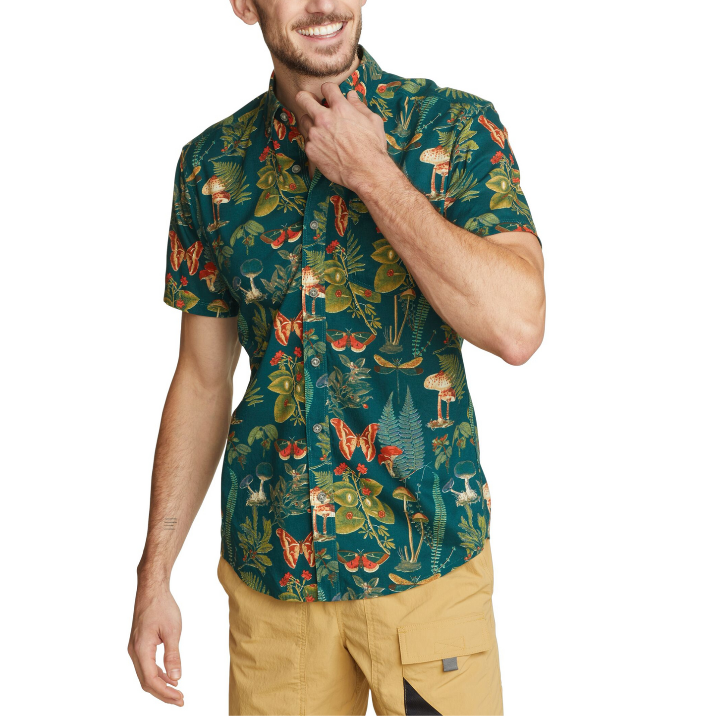 EDDIE BAUER BAJA CAMISA MANGA CORTA MEN