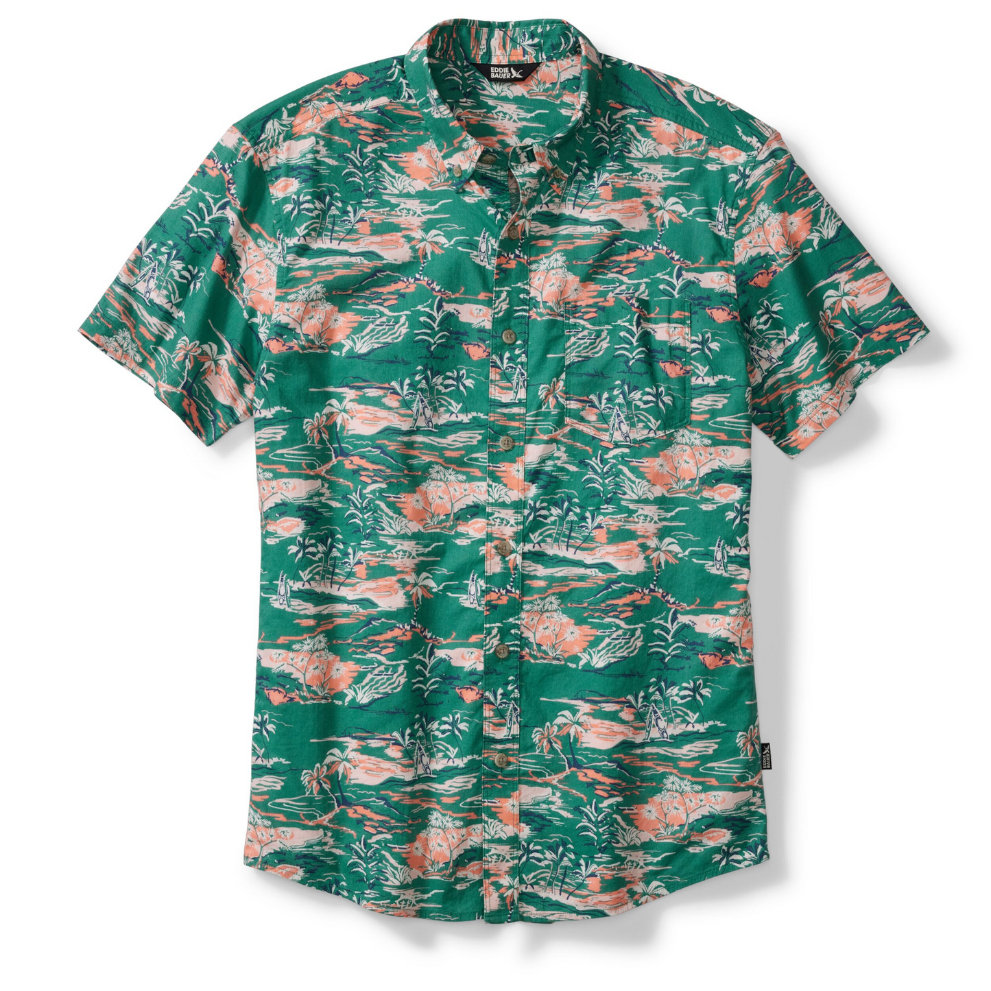 EDDIE BAUER BAJA CAMISA MANGA CORTA MEN