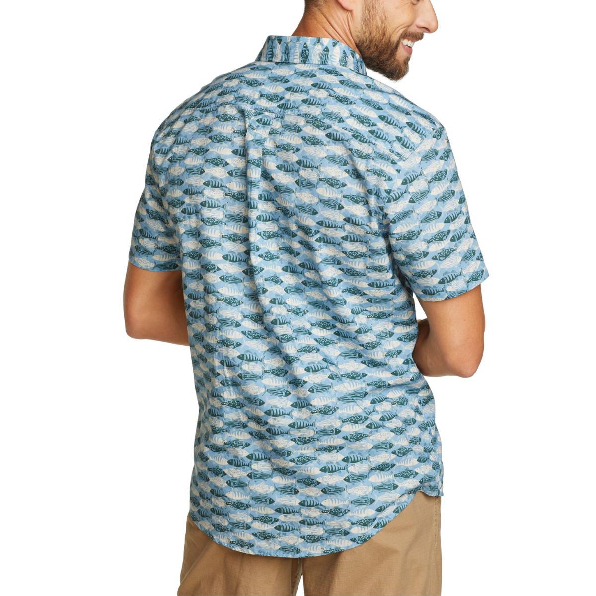 EDDIE BAUER BAJA CAMISA MANGA CORTA MEN