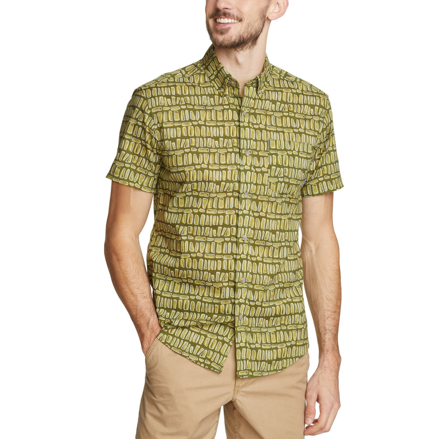 EDDIE BAUER BAJA CAMISA MANGA CORTA MEN