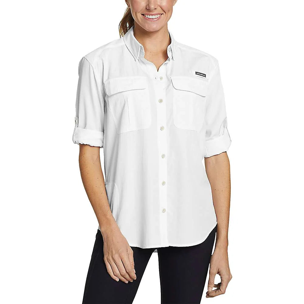 EDDIE BAUER GUIDE UPF FIELD CAMISA MANGA LARGA WOMEN