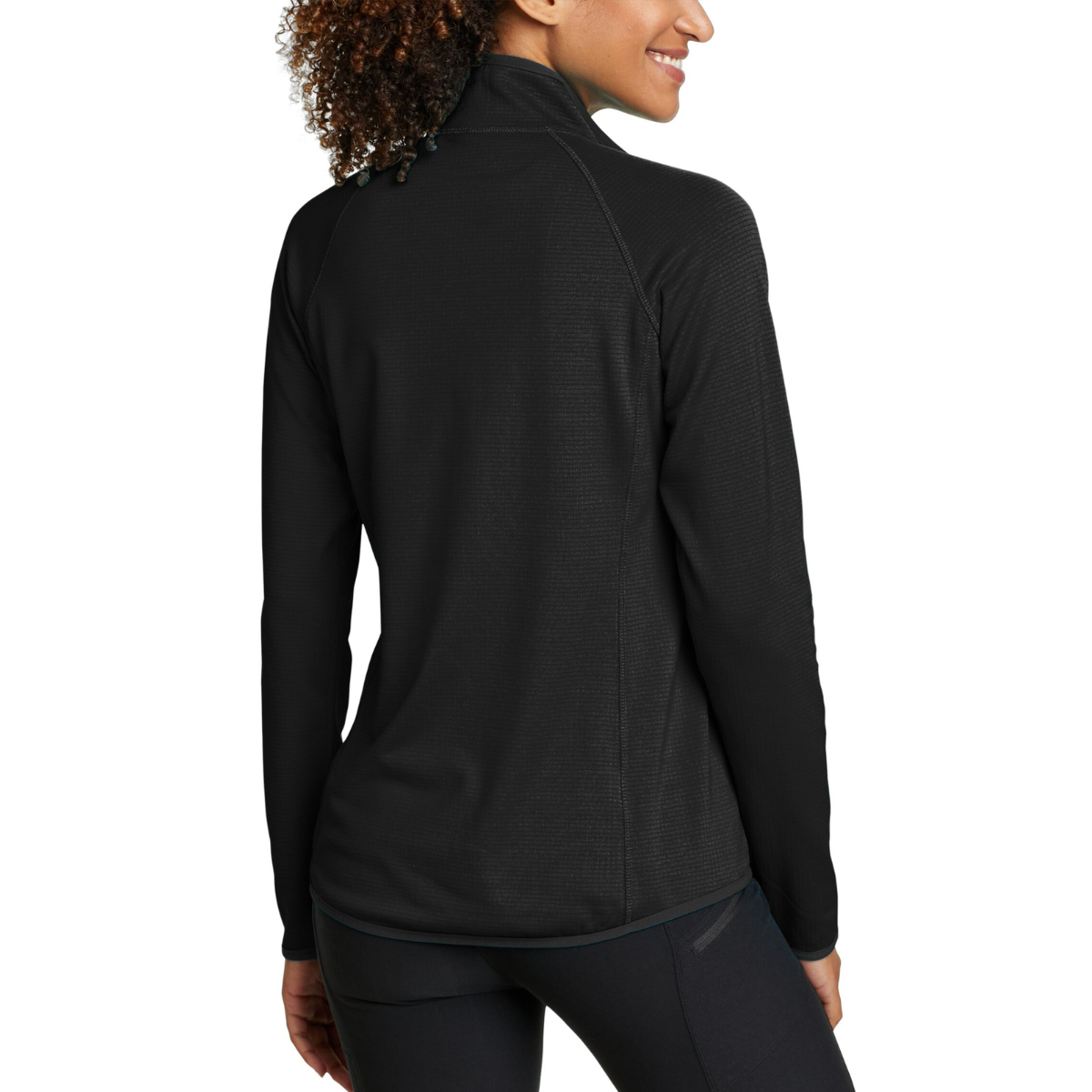 EDDIE BAUER ACTIVATOR GRID FZ ZIP UP FLEECE WOMEN