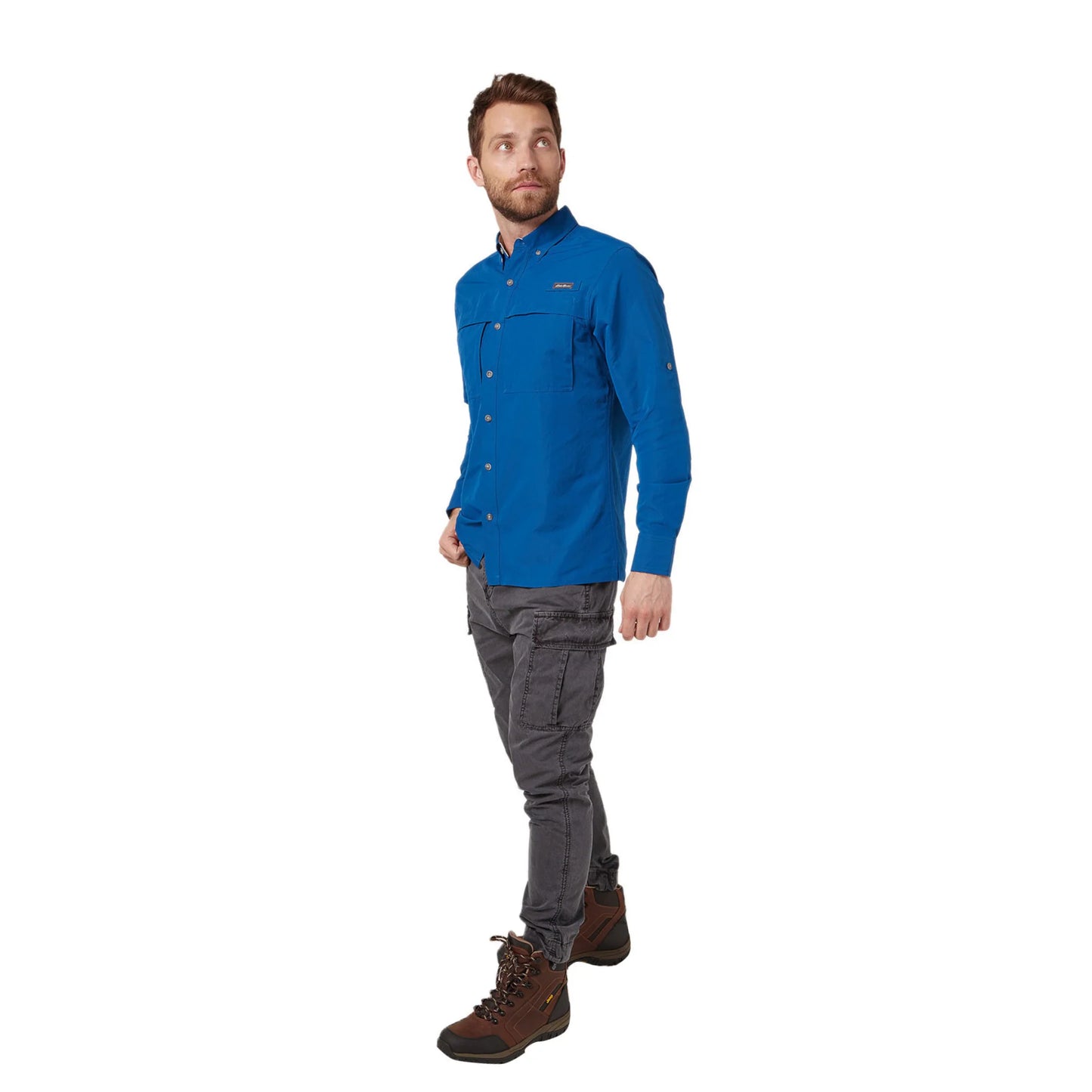 EDDIE BAUER RIPSTOP GUIDE CAMISA MANGA LARGA MEN