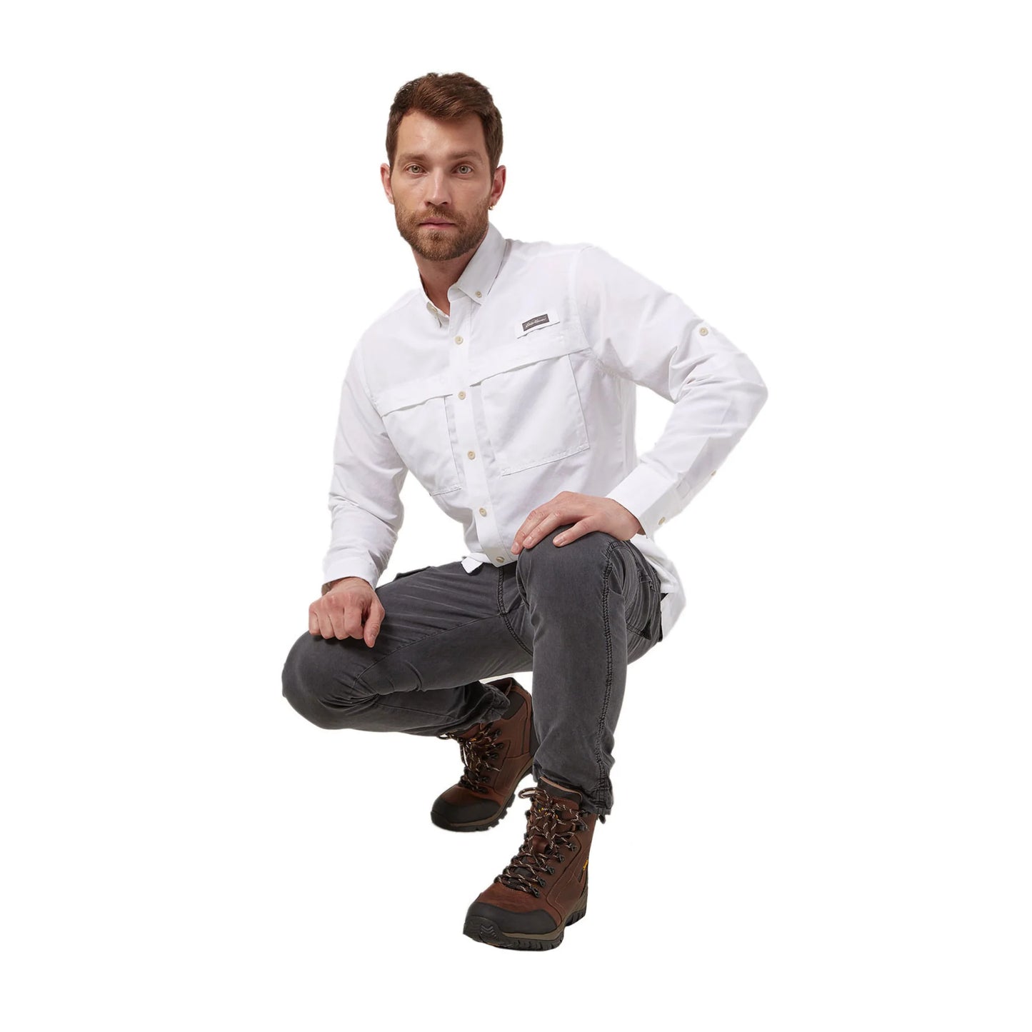 EDDIE BAUER RIPSTOP GUIDE CAMISA MANGA LARGA MEN