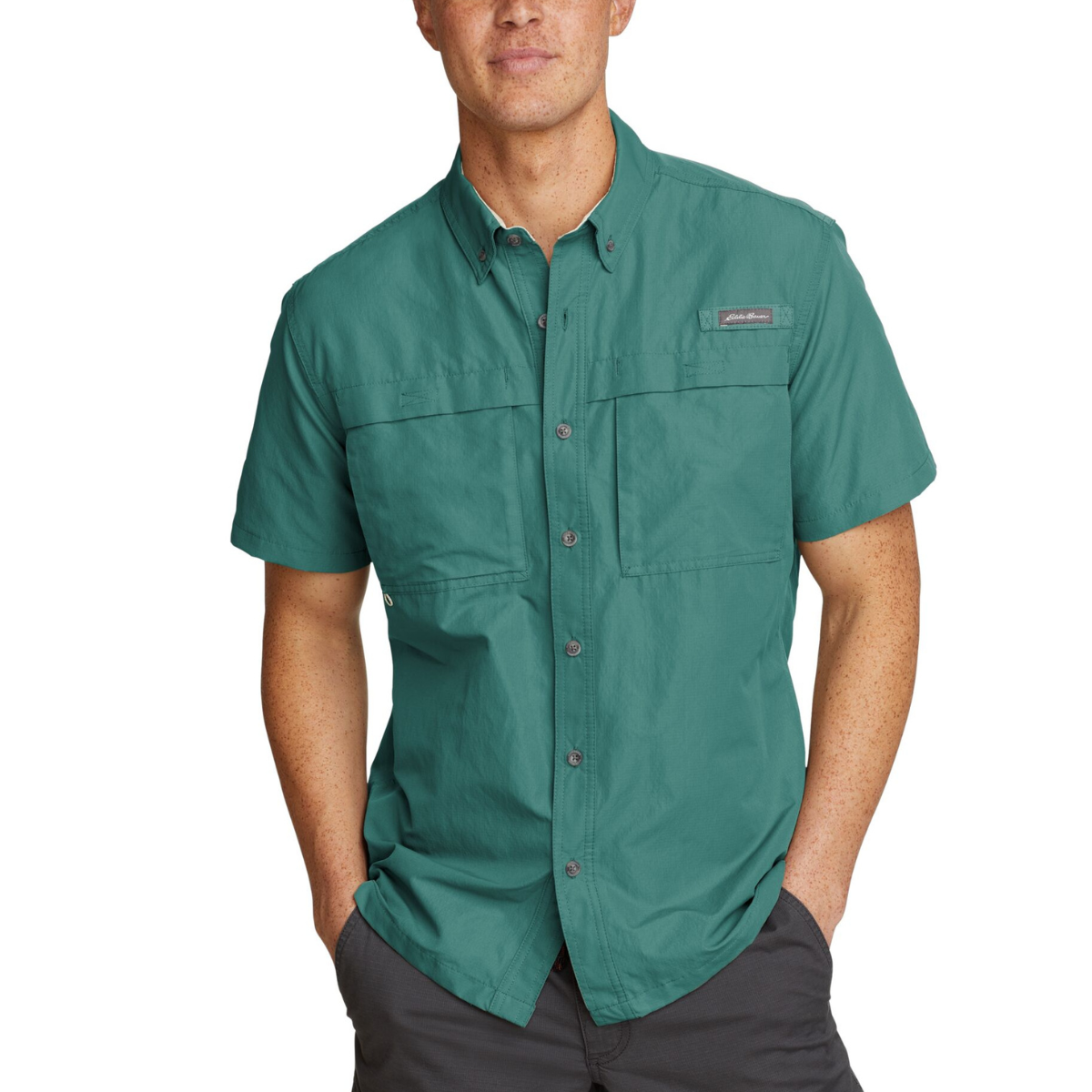 EDDIE BAUER RIPSTOP GUIDE CAMISA MANGA CORTA MEN