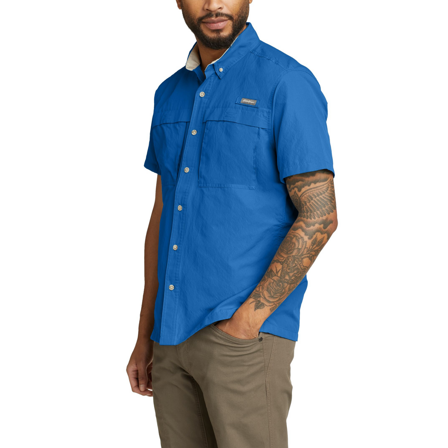 EDDIE BAUER RIPSTOP GUIDE CAMISA MANGA CORTA MEN