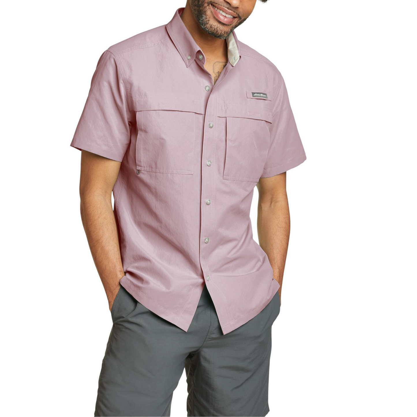 EDDIE BAUER RIPSTOP GUIDE CAMISA MANGA CORTA MEN