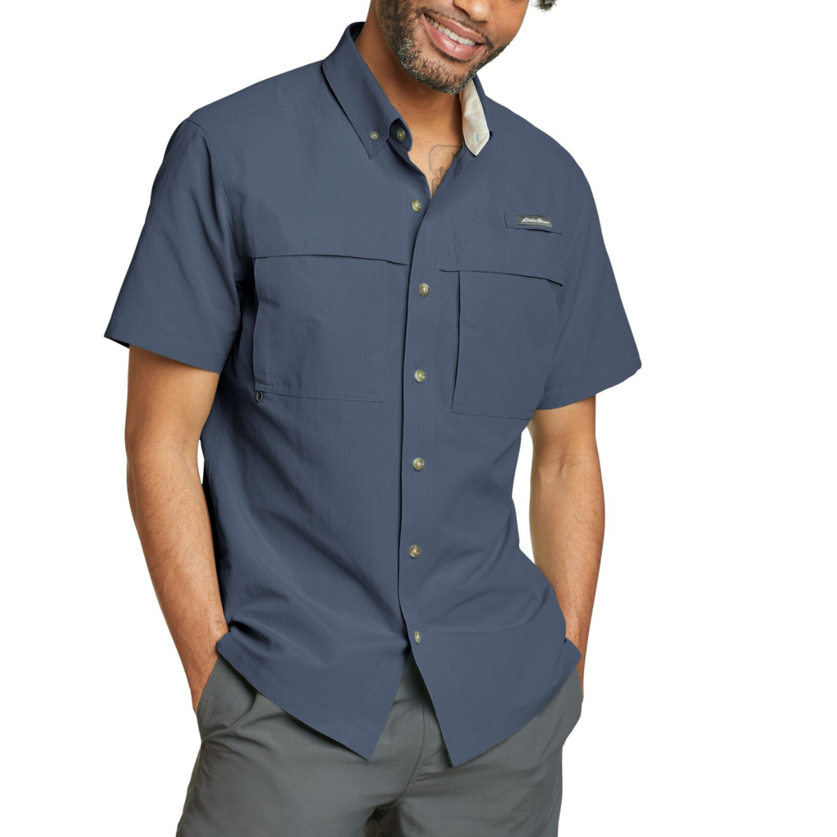 EDDIE BAUER RIPSTOP GUIDE CAMISA MANGA CORTA MEN