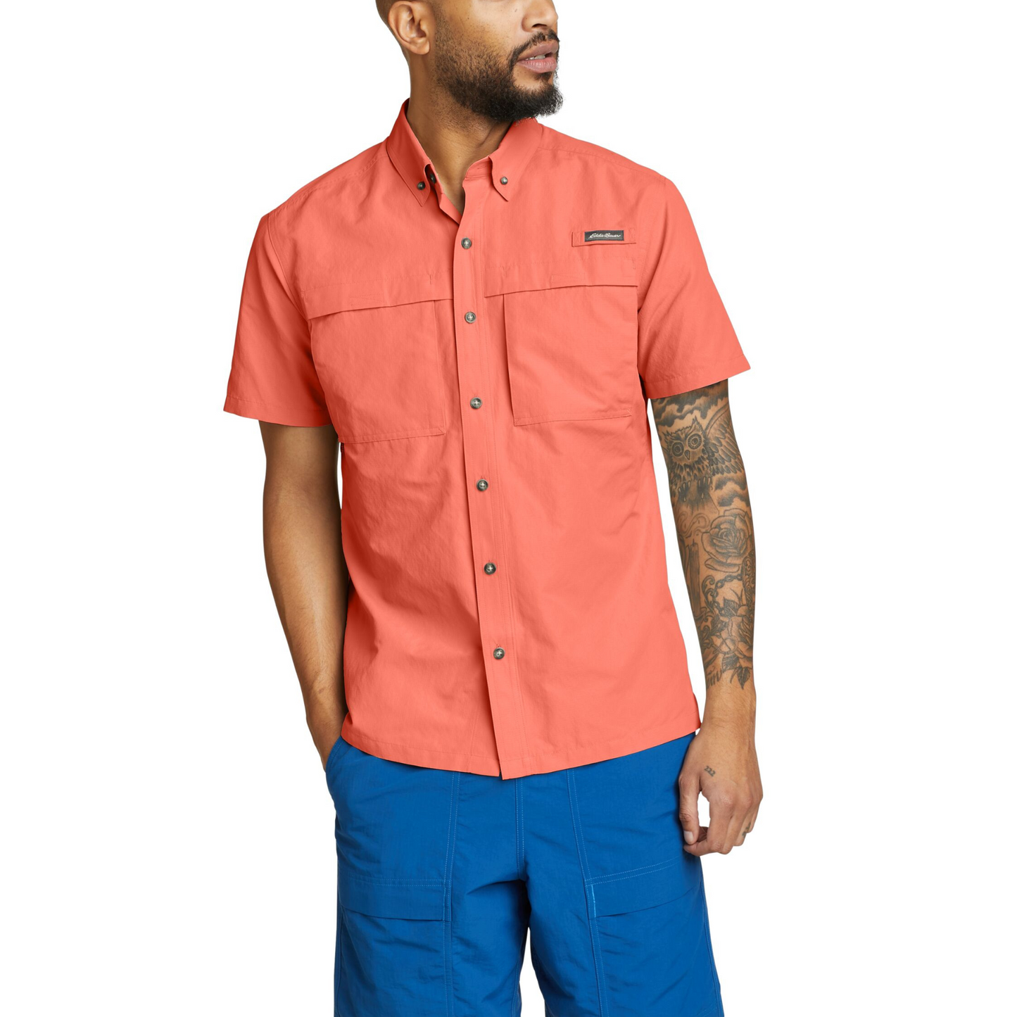 EDDIE BAUER RIPSTOP GUIDE CAMISA MANGA CORTA MEN