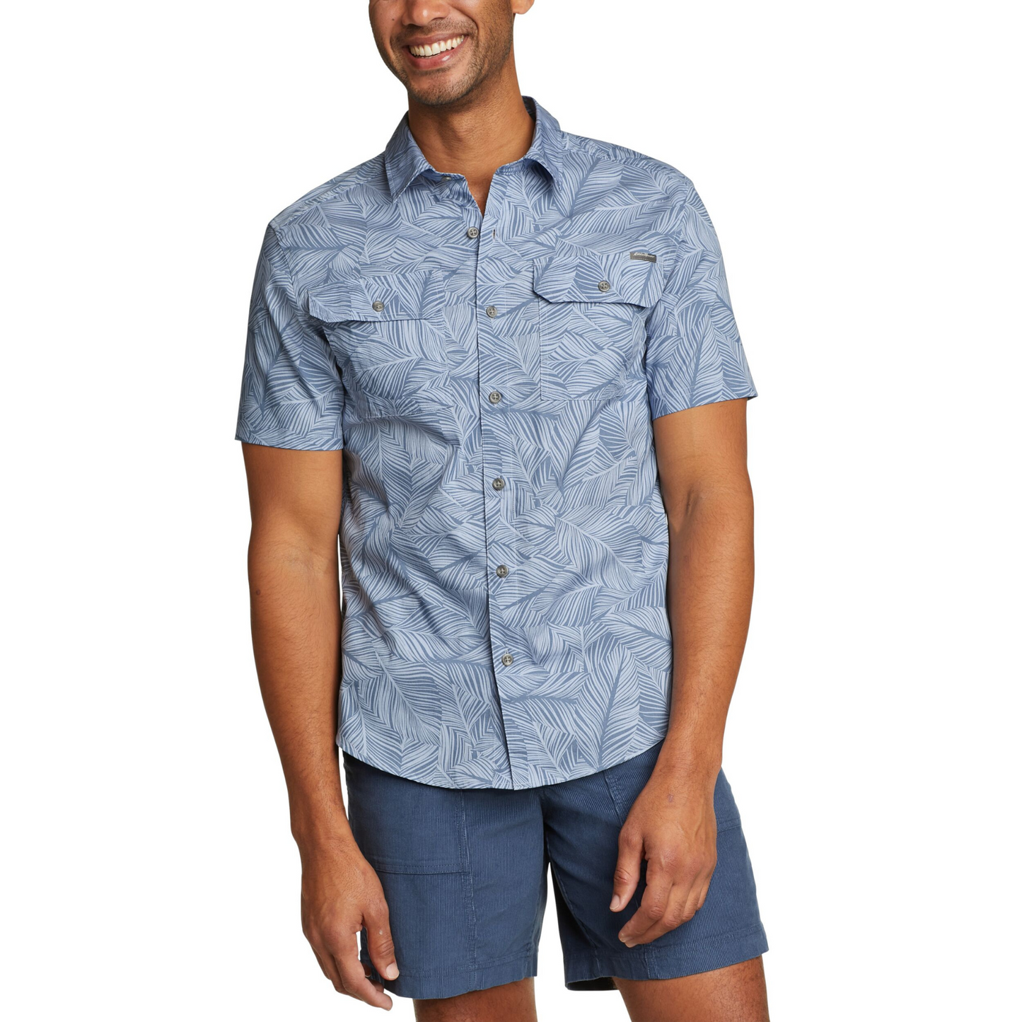 EDDIE BAUER ADVENTURER PRINT CAMISA MANGA CORTA MEN