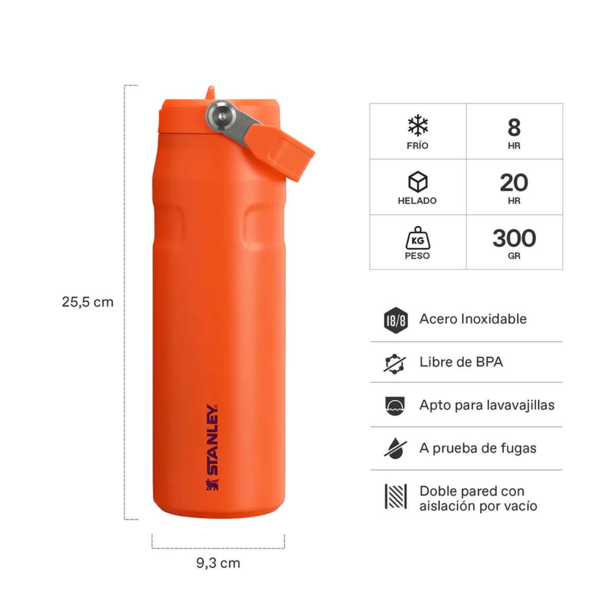 STANLEY ICEFLOW FLIPSTRAW 24 OZ