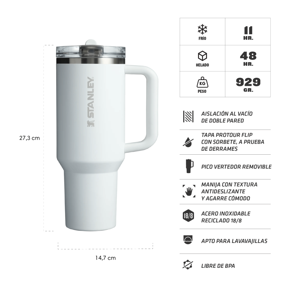 STANLEY QUENCHER PROTOUR TERMO 40 OZ