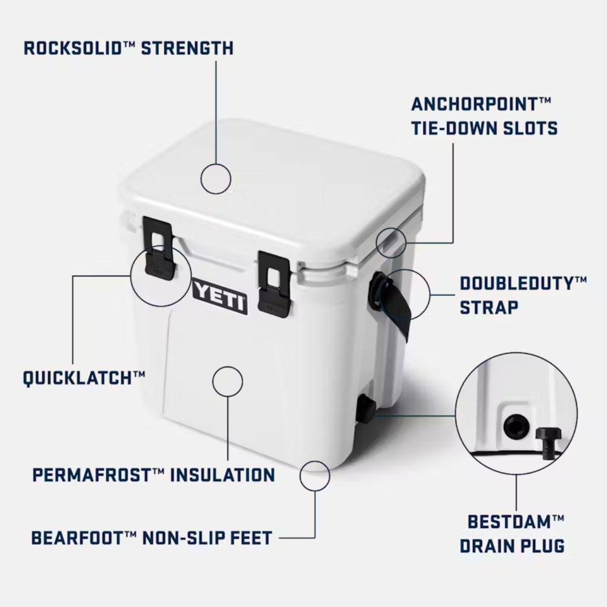 YETI HARD COOLER ROADIE 24 2.0