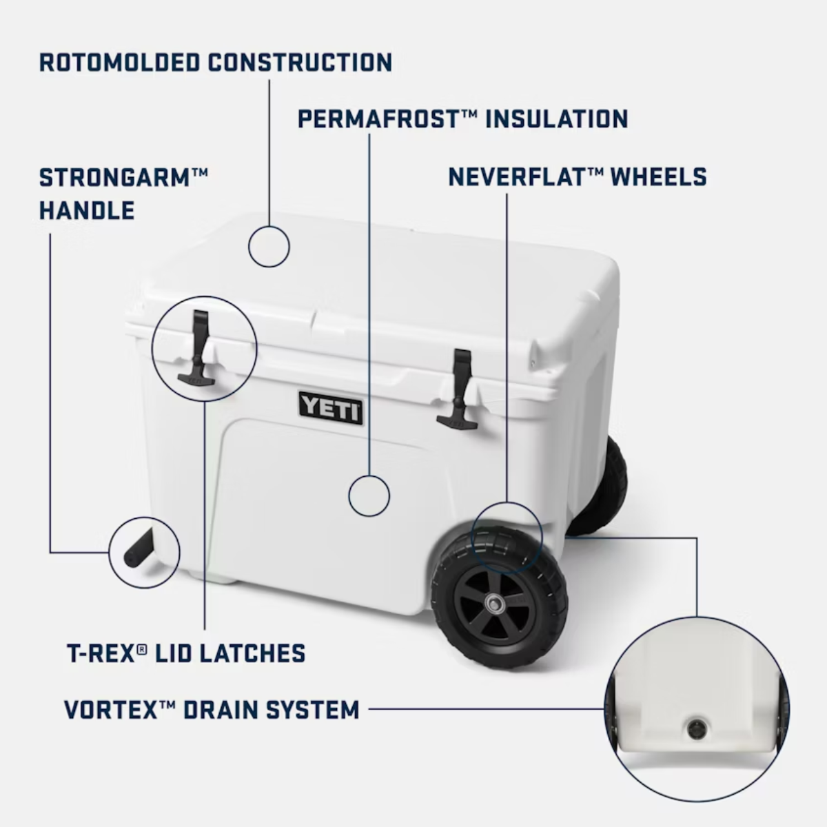 YETI WHEELED COOLER TUNDRA HAUL