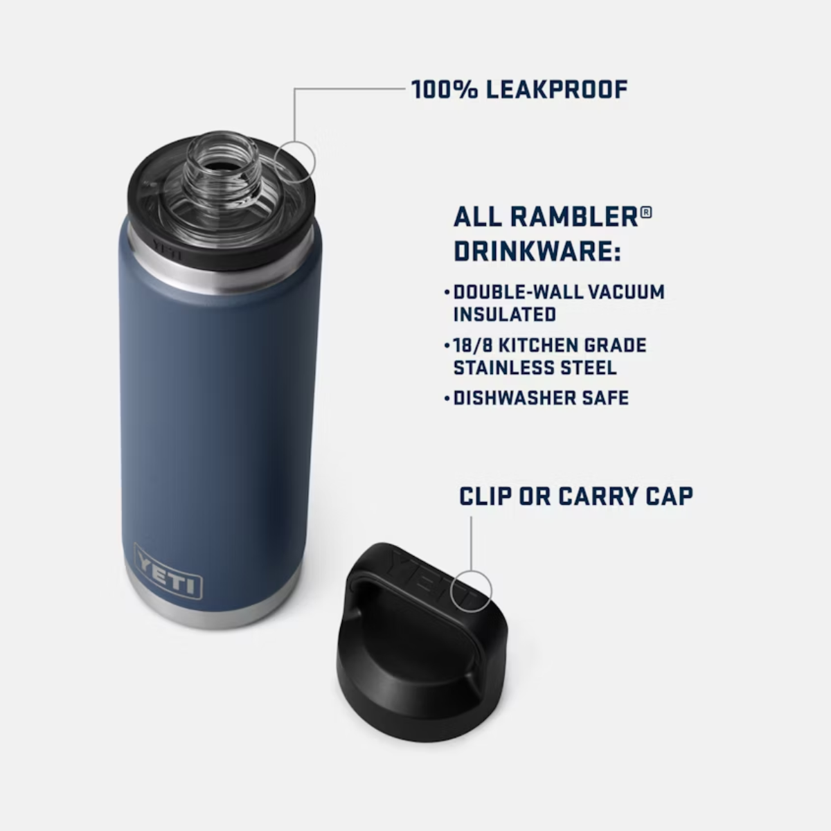 YETI RAMBLER CHUG BOTELLA 26 OZ