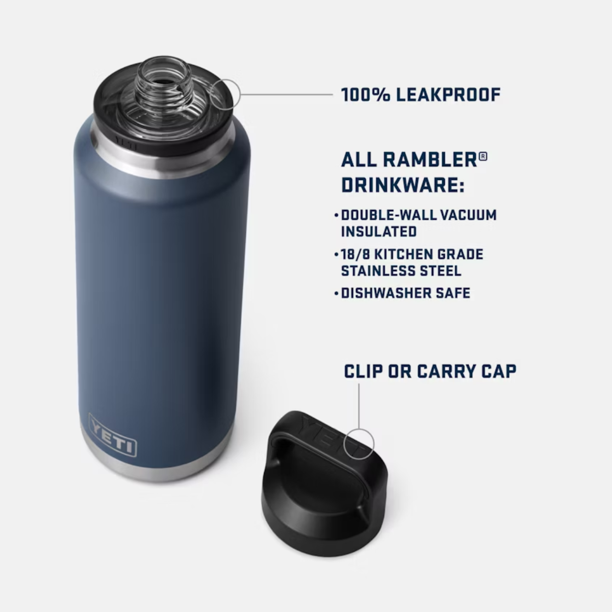 YETI RAMBLER CHUG BOTELLA 46 OZ
