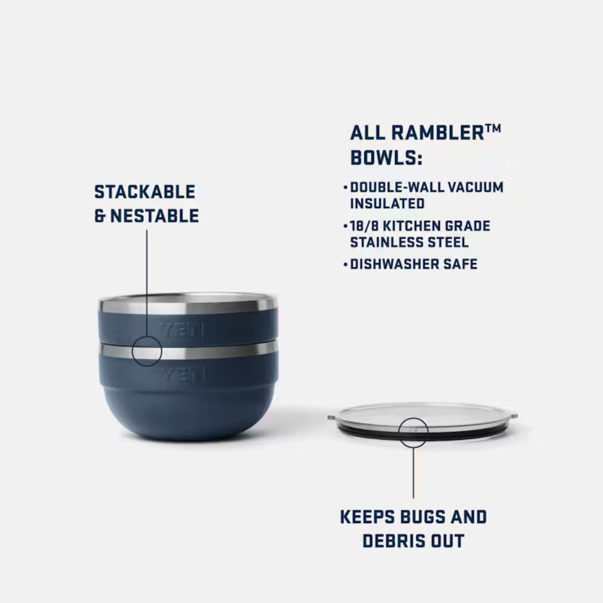 YETI RAMBLER BOWL 2 QT