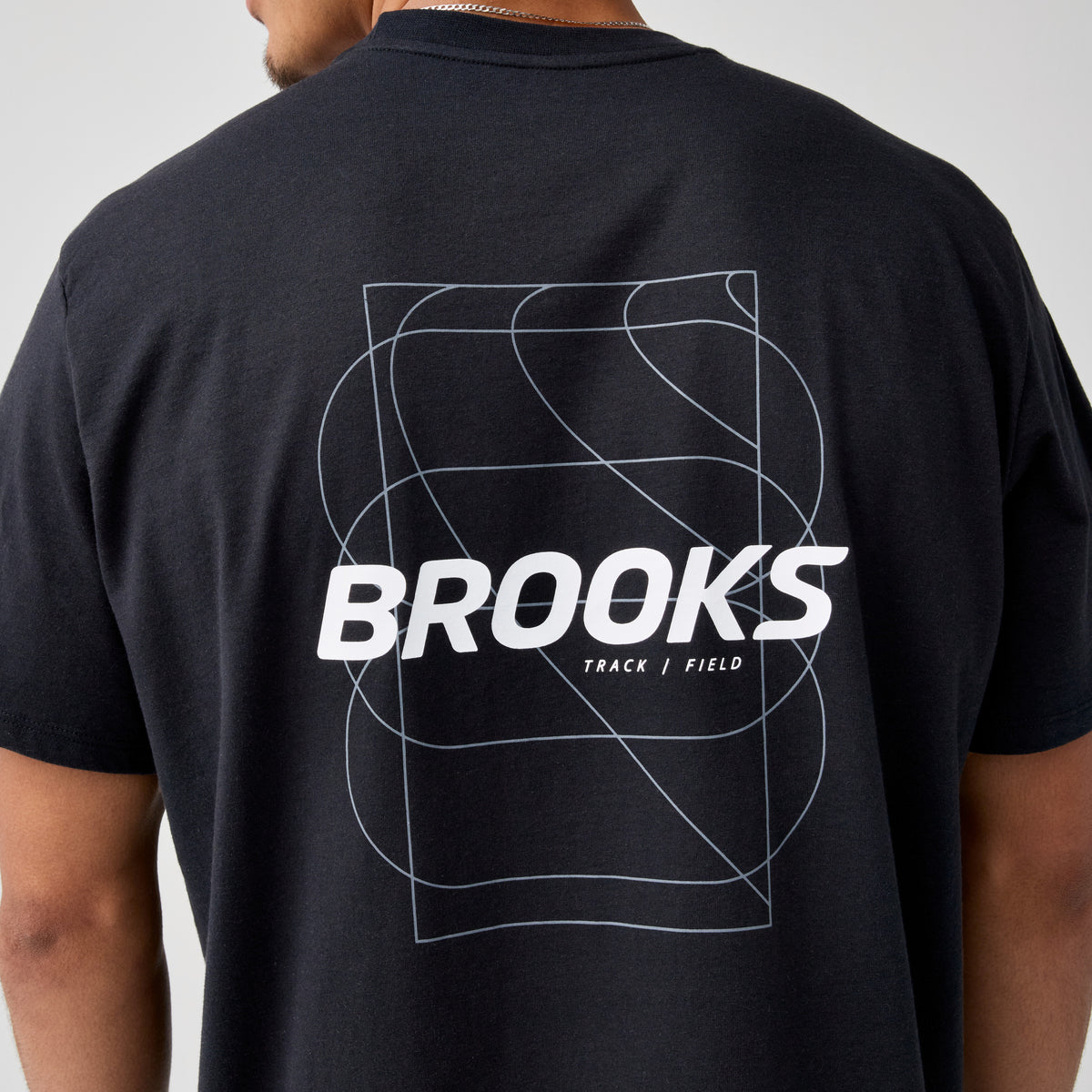 BROOKS GRAPHIC SLEEVE SUETER MEN