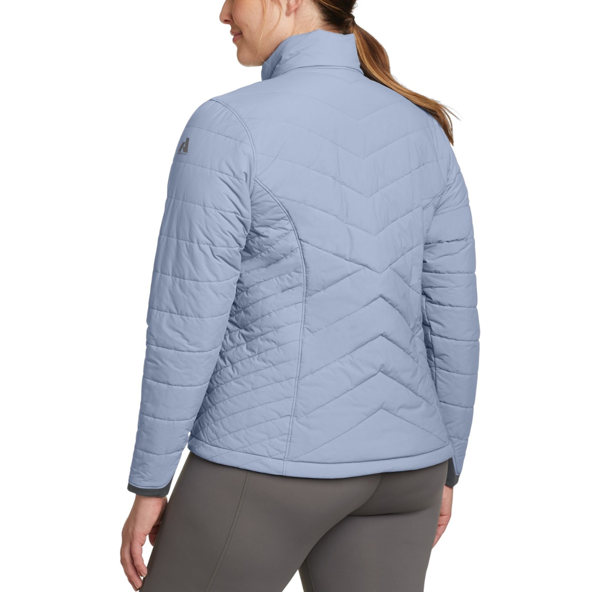 EDDIE BAUER IGNITELITE STRETCH REVERB ZIP UP FLEECE WOMEN