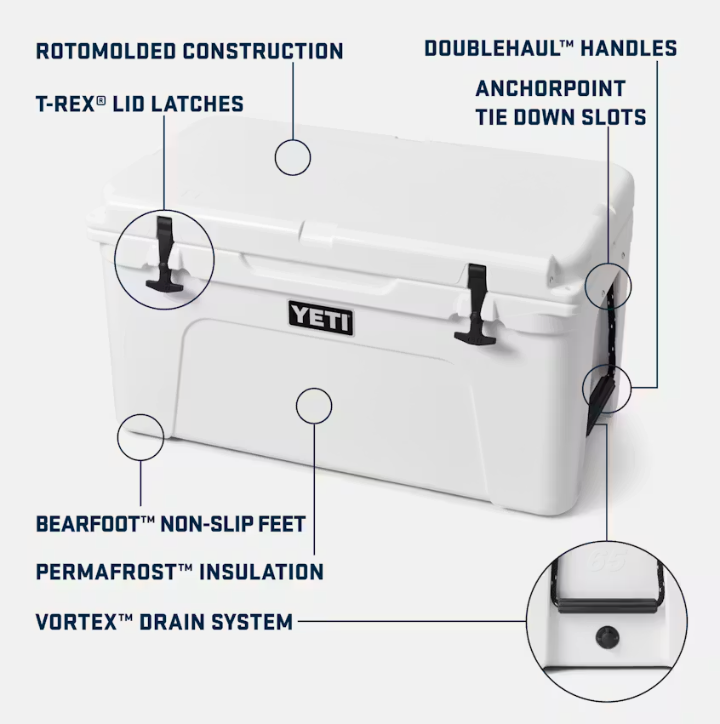 HARD COOLER/ TUNDRA 65 WHITE