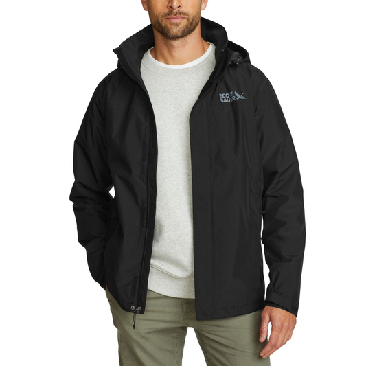 EDDIE BAUER PACKABLE RAINFOIL CHAQUETA IMPERMEABLE MEN