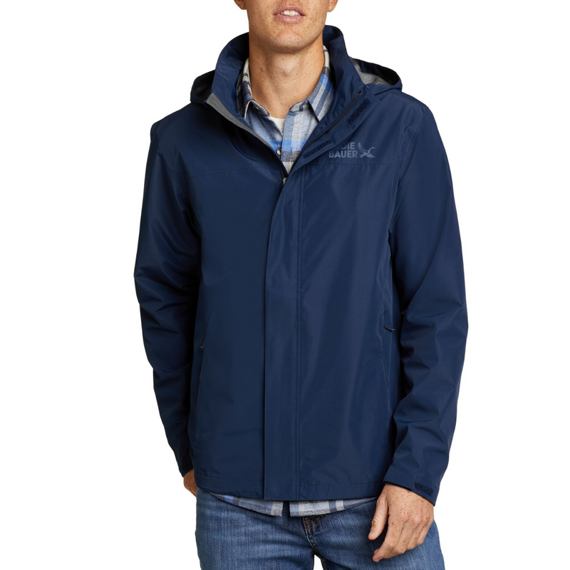 EDDIE BAUER PACKABLE RAINFOIL CHAQUETA IMPERMEABLE MEN