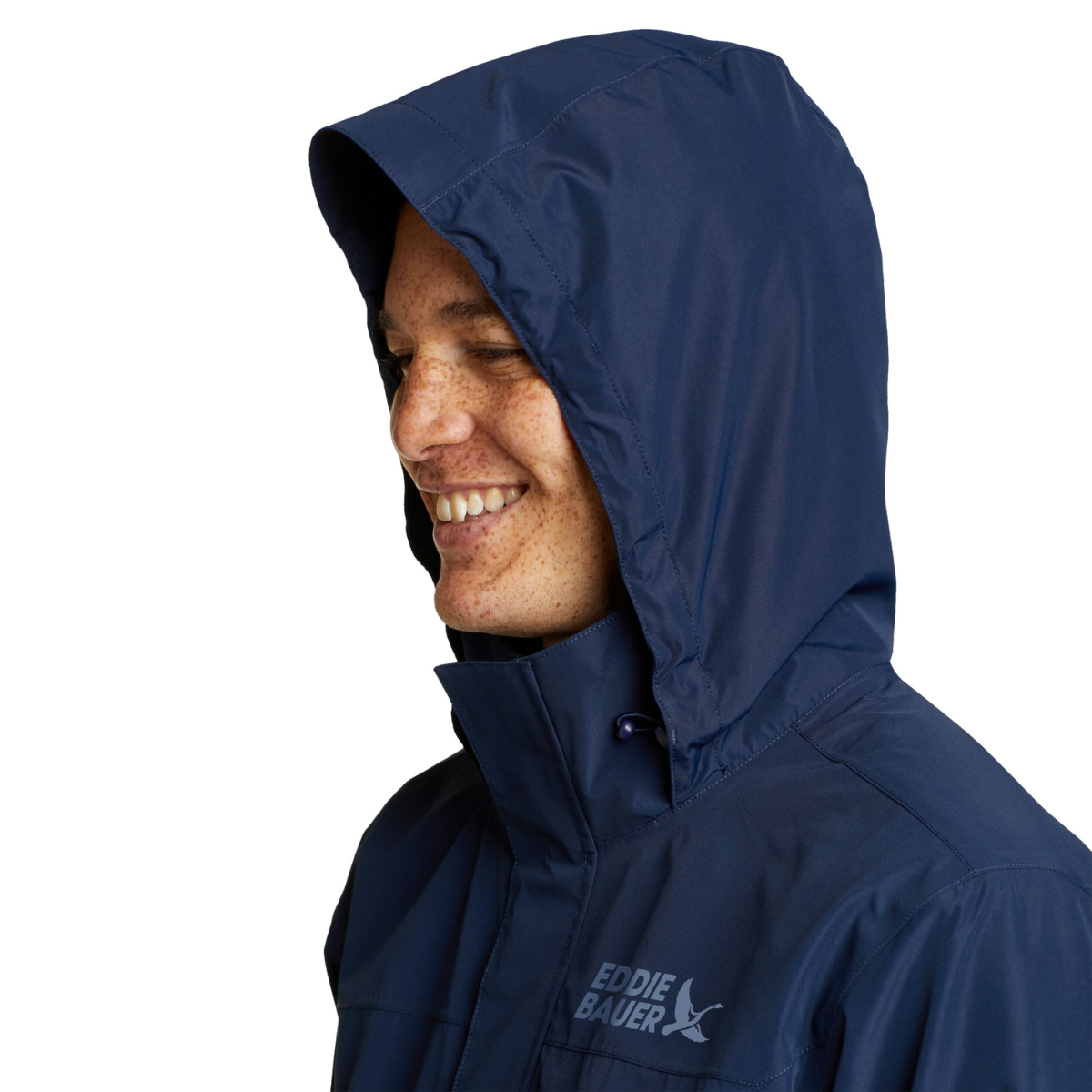 EDDIE BAUER PACKABLE RAINFOIL CHAQUETA IMPERMEABLE MEN