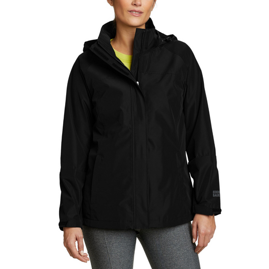 EDDIE BAUER PACKABLE RAINFOIL CHAQUETA IMPERMEABLE WOMEN