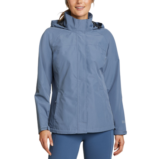 EDDIE BAUER PACKABLE RAINFOIL CHAQUETA IMPERMEABLE WOMEN