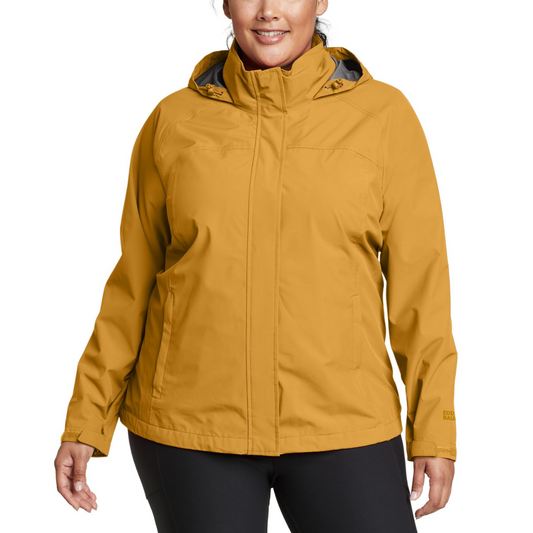 EDDIE BAUER PACKABLE RAINFOIL CHAQUETA IMPERMEABLE WOMEN