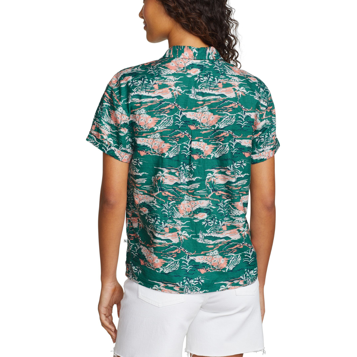 EDDIE BAUER BAJA CAMISA MANGA CORTA WOMEN