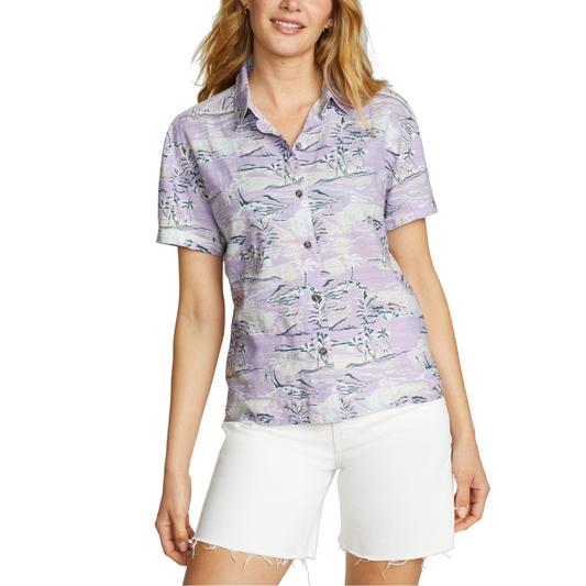 EDDIE BAUER BAJA CAMISA MANGA CORTA WOMEN